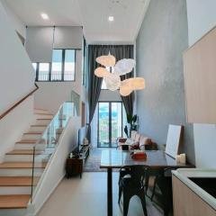 7PX 2BR Family Gathering Loft @ Colony, Near Quill City Mall & Monorail