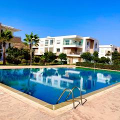 appartement vue sur piscine et montagne imi ouadar taghazout
