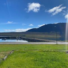 Sea, fjord & mountain view house