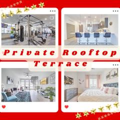 Private Rooftop Terrance - King Beds - Walk Score 81 & Parking 4014