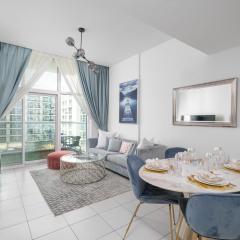 Nasma Luxury Stays - Sleek City Haven 1BR in Dubai's Glitz Residence 3