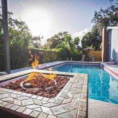 Heated Pool in Private House w/ Fire Pit
