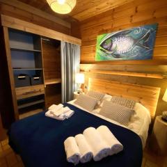 LE FISHING LODGE Chalet en bois avec bain nordique