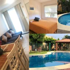 Departamento condominio en Ixtapa con alberca seguridad A/C