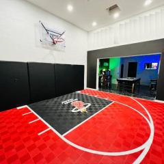 Indoor Basketball, Game Room, Pool, Spacious