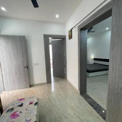 2 bhk flat with terrace near railway station