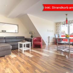 Haus Godewind Ferienwohnung 14 mit Strandkorb