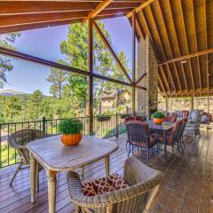 Scenic Ruidoso Escape with Hot Tub and Mountain View!