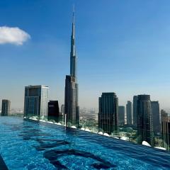 Burj Khalifa Views 2BR with Infinity Pool Downtown