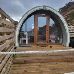 Handa pod in scottish highlands.