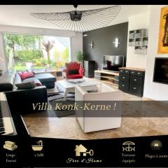 Sublime villa 5 étoiles KONK-KERNE 8 personnes, 100m de la mer à Concarneau Finistère Sud Bretagne