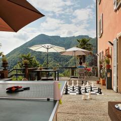 Wild Valley Palm Terrace in Valle Onsernone