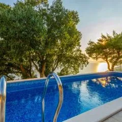 Holiday home Kuzma with private pool and sea view