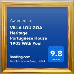 VILLA LOU GOA Heritage Portuguese House 1903 With Pool