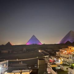 Happy pyramids view