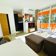 Studio climatisé 600m de la plage