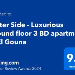 Water Side - Luxurious Ground floor 3 BD Apartment in El Gouna-Red Sea