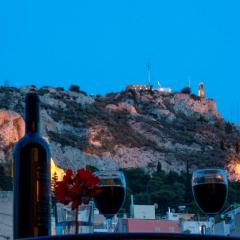 Central Lycabettus view, pr bath, pr living area, pr balcony