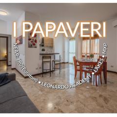 I Papaveri - City center Flat - Leonardo Accademy - MXP - Lakes