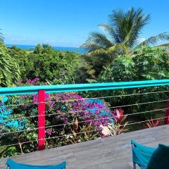 Pipirite Chantant - Maison créole vue mer