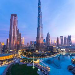 Spectacular Burj & Fountain View - Luxurious 3 Bedrooms & Maids room - The Residences