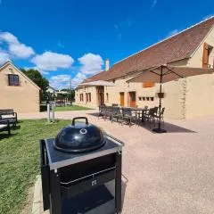 Gîte rénové 2022, 20 pers., 8 chambres, PMR, équipements sportifs, parking privé, proche Châtre - FR-1-591-363