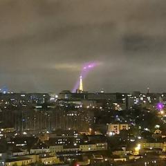 Chambre#1privée Paris vue Eiffel