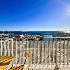 HYETOUZE T2 pour 4 personnes vue mer et port- Hyères Port