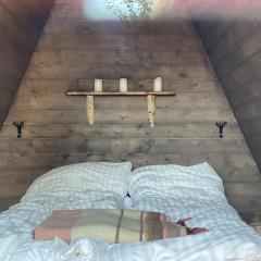 Glamping wooden house