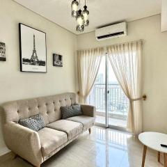 Apartemen Podomoro View Kota 2BR lantai 17 Full perabot