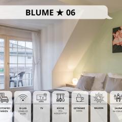 Blumenvilla 6 mit Küche, Balkon, Sauna und Garten