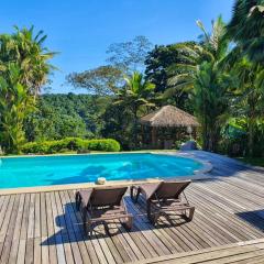 Villa d'une chambre avec piscine privee terrasse amenagee et wifi a Petit Bourg