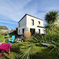 Modern house near the coast