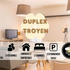 Le Duplex Troyen - 5 min Hypercentre - Ideal Groupe - Parking Gratuit