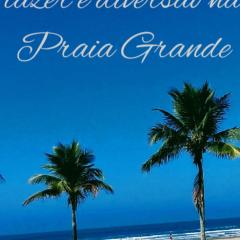 Apto Praia Grande frente ao Mar vista p Praia Kitao pé na areia Guilhermina