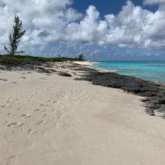 San Salvador Luxury Direct Beach Front Apartment 2 bedroom 1 bath full kitchenin San Salvador, Bahamas