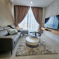 Charming 3BR Podium 7pax Walk to Aeon