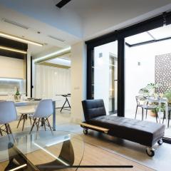 Lujoso loft con piscina y espacio office