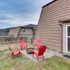 Centrally Located Mills River Townhome with Fire Pit