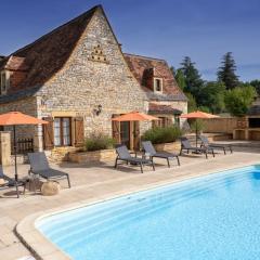 Villa en pierre 10 pers, piscine chauffée