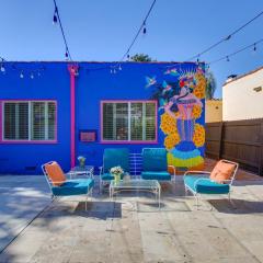 Artsy Long Beach Home with Patio 2 Mi to Downtown!