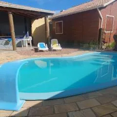 Linda casa com piscina 50m praia
