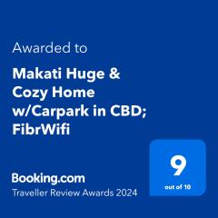 Makati Huge & Cozy Home w/Carpark in CBD; FibrWifi