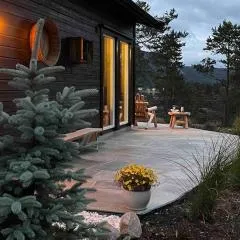 Cosy cabin between lake and mountain
