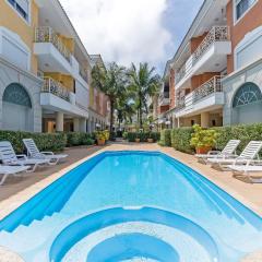 Apto c/ churrasq. 2 suítes 900m da praia VDI208