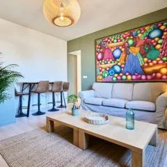 Duplex cosy et lumineux au pied du tram