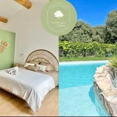 CHAMBRE d'Hôtes avec PISCINE & KITCHENETTE