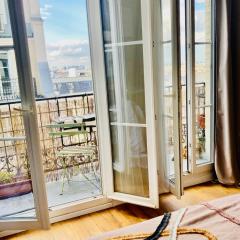 Chambre avec terrasse à Montmartre Sacré Coeur