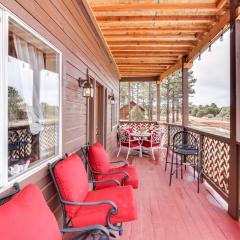 Peaceful Heber-Overgaard Cabin with Deck and Grill!