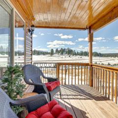 Cozy Duck Creek Village Cabin with Hot Tub and Views!